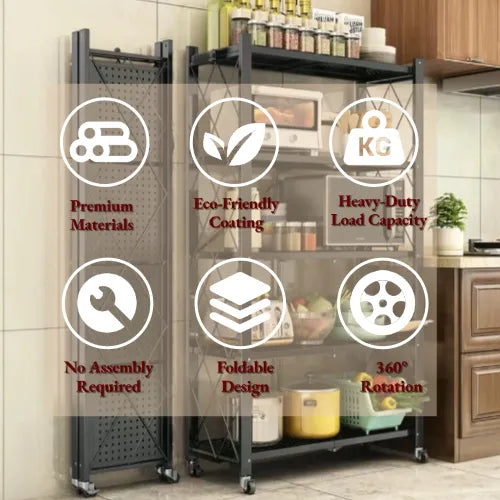 BUY 2 GET 2 FREE! 5-Shelf Heavy Duty Rack - Includes FREE Storage Boxes!