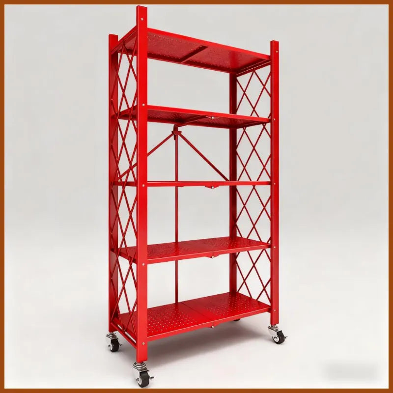 BUY 2 GET 2 FREE! 5-Shelf Heavy Duty Rack - Includes FREE Storage Boxes!