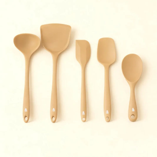 All-in-One Silicone Utensils - Easy Clean, Comfort Grip