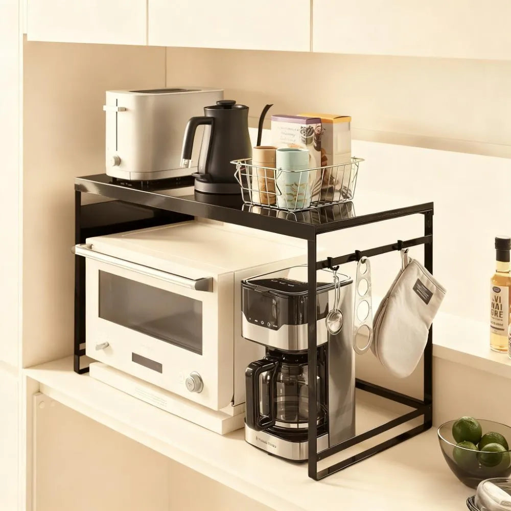 Pro-Grade Steel Kitchen Rack - All-Welded & Sturdy, Space Saver