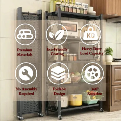 BUY 2 GET 2 FREE! 5-Shelf Heavy Duty Rack - Includes FREE Storage Boxes!